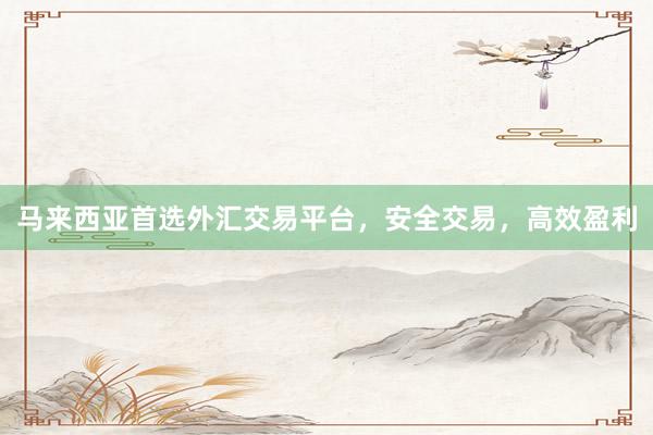 马来西亚首选外汇交易平台，安全交易，高效盈利