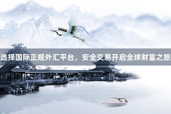 选择国际正规外汇平台，安全交易开启全球财富之旅