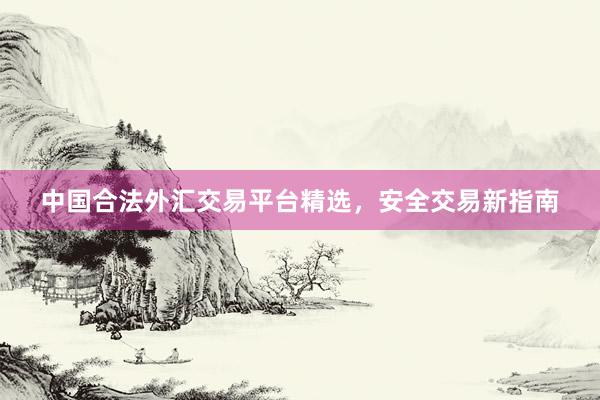 中国合法外汇交易平台精选，安全交易新指南
