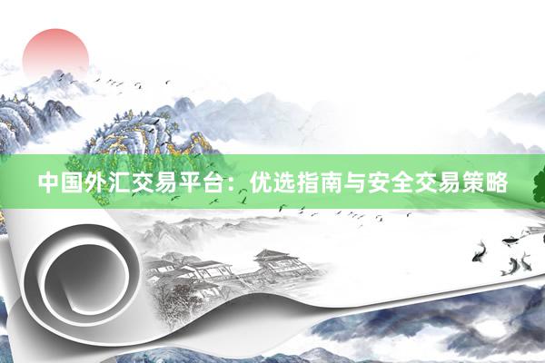 中国外汇交易平台：优选指南与安全交易策略